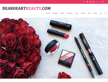 Tablet Screenshot of dearheartbeauty.com